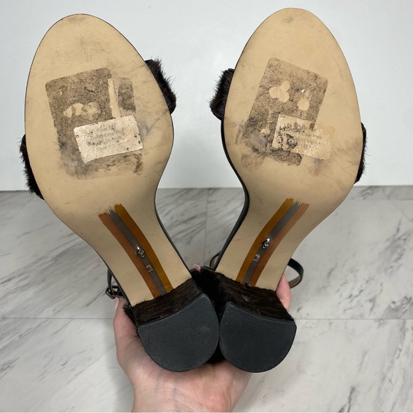 Sam Edelman Yaro Animal Print Block Heel Sandal 9M - Picture 13 of 14